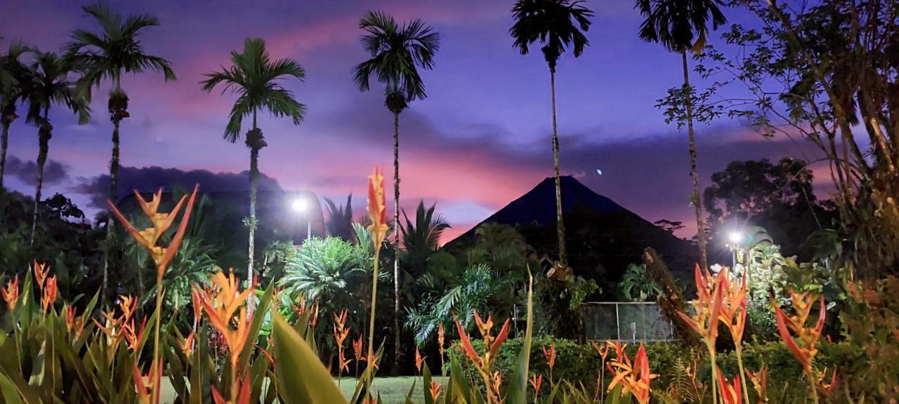 Arenal Backpackers Resort La Fortuna Eksteriør bilde Sunset at the San José International Airport